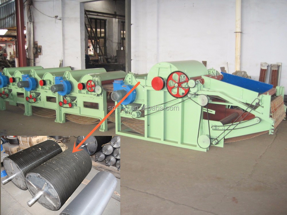 High Capacity Yarn Cloth Fabric Waste Recycling Machine