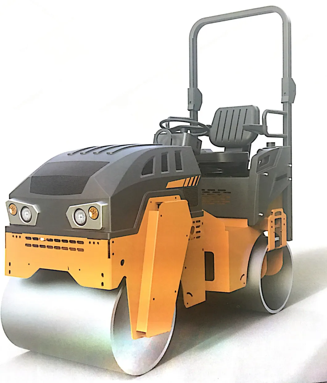 Fully Hydraulic Vibratory Roller with Pneumatic