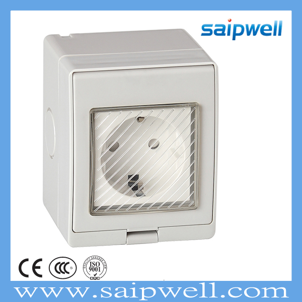 IP55 Hot Sale Switch Socket with Waterproof Cover