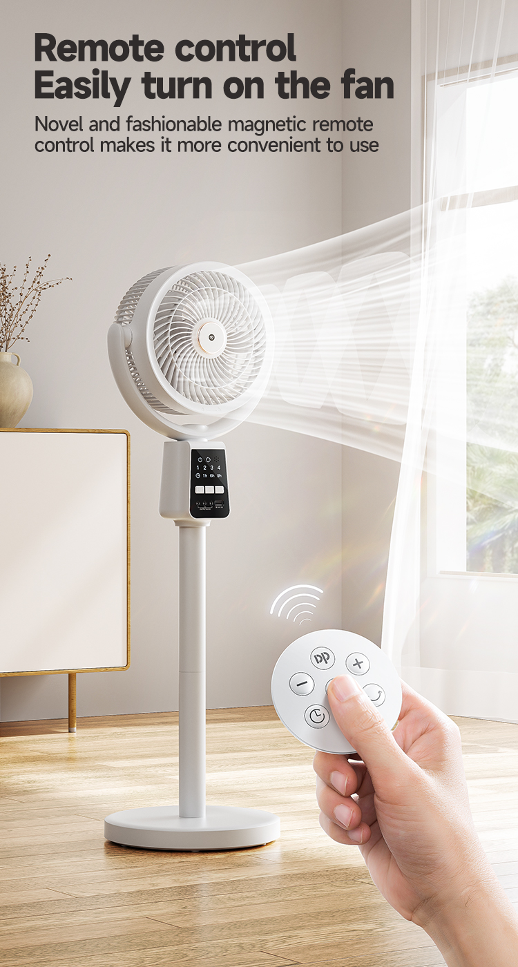 7‘’ Solar Rechargeable Standing Remote Fan with Bulbs-7641-detail-6 7‘’ Solar Rechargeable Standing Remote Fan with Bulbs-7641-detail-6