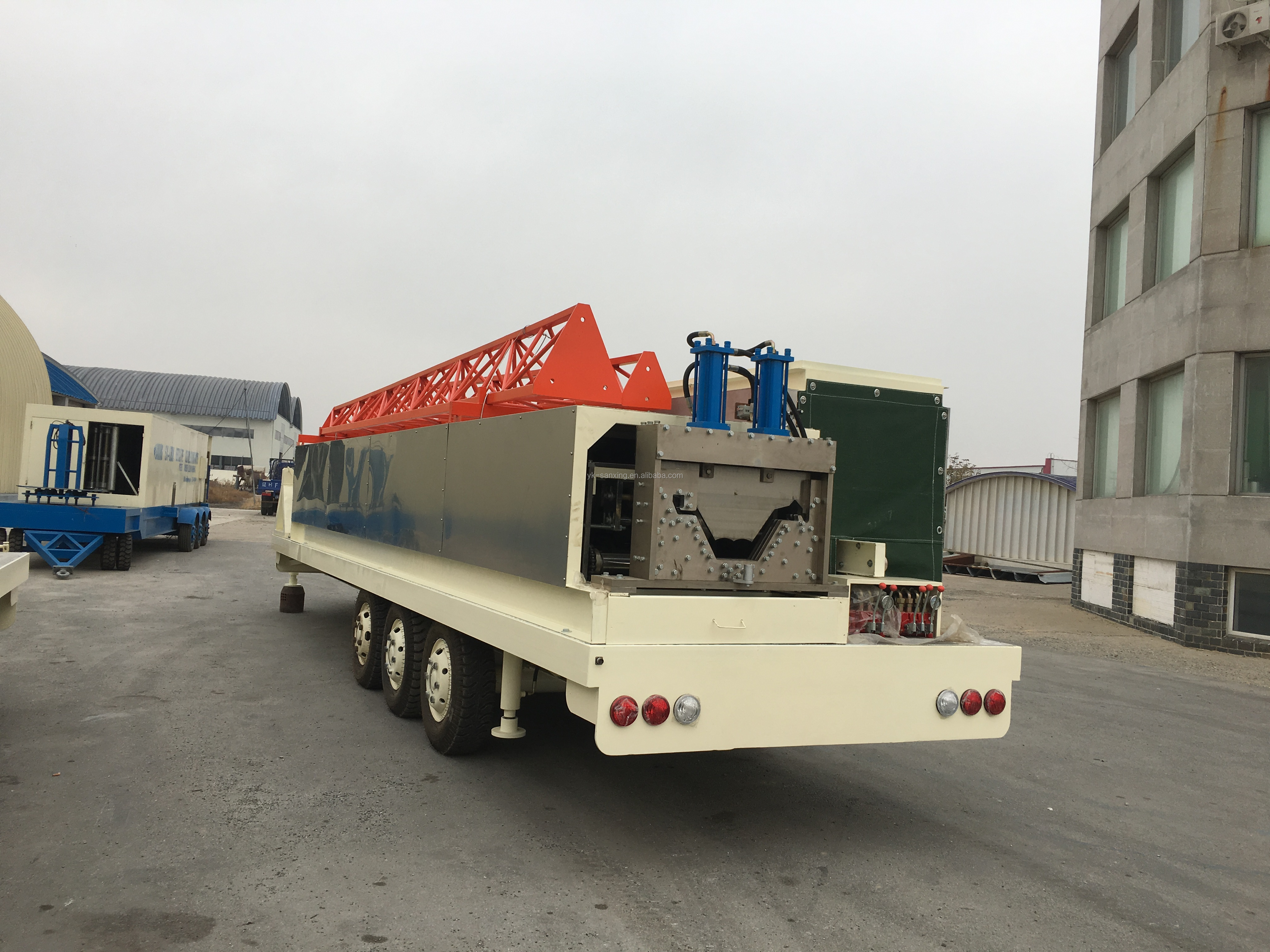 SX-ABM-1000-750 Hydraulic Super K Arch Roofing Galvalume Roof roll building forming Machine