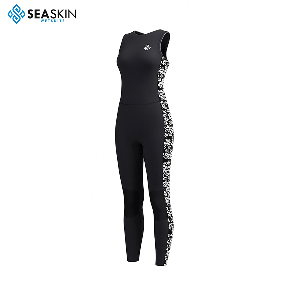 Seackin Γυναίκες Αμάνικο Wetsuit 2mm Spring Surf Wetsuit