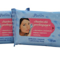 Cosmetic Using Tissue Cleansing Makeup Remover Wet Wipe