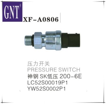 LC52S00019P1 YW52S0002P1 excavator parts sk200-6e pressure switch