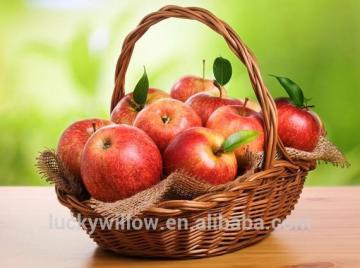 beautiful wicker fruit basket with handle