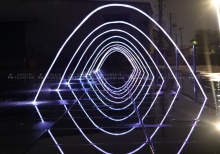 Dry Floor Musical Fountain with Lights