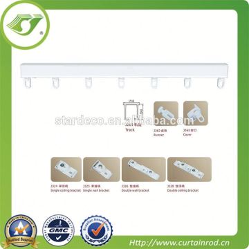 D0095 Automatic hotel curtain track / motorized curtain plastic steel track