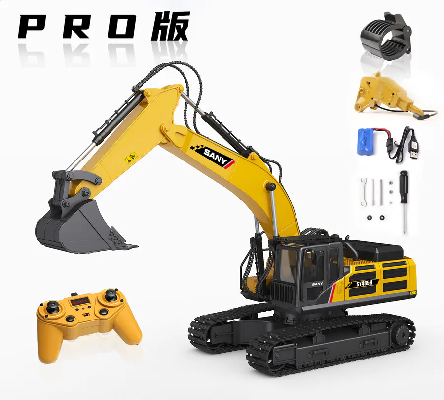 Sany Sy485h Pro Rc Excavator 1/14 Diecast Model Toy Truck With