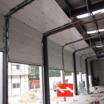 High speed aluminum industry sectional door