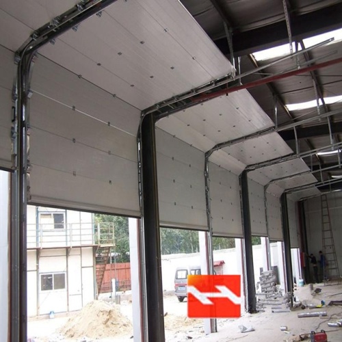 Puerta enrollable seccional de aluminio industrial