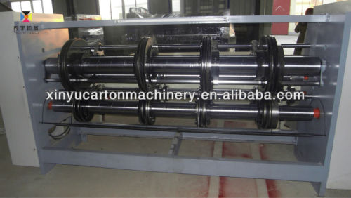 Carton printer die-cutter chain type machine