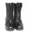 Black waterproof nylon men military boots / military riding boots