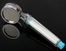 Three-function portable shower head