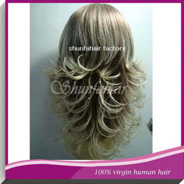 Human virgin full lace wig,virgin indian remy full lace wig,kinky twist human hair full lace wig