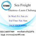 Shantou Port Seefracht Versand nach Laem Chabang