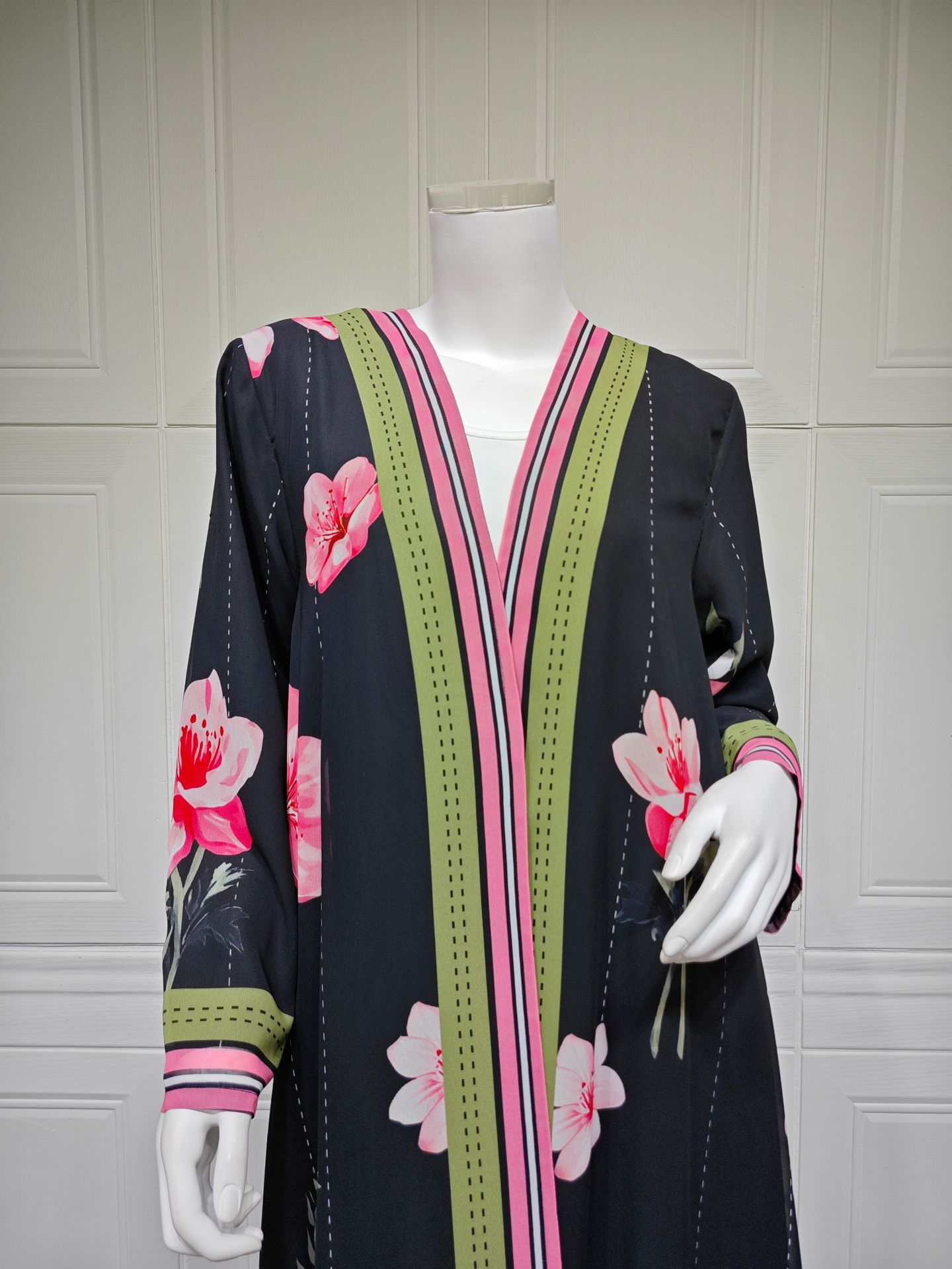 چاپ گل Abaya MQ288 (5) Floral Print Abaya MQ288 (5)