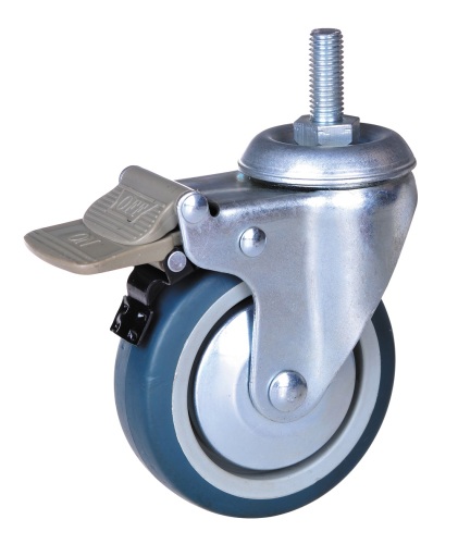 4 inch thread stem caster for hospital bed