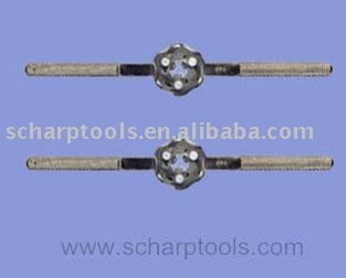 Adjustable guide die stock handle zinc plated