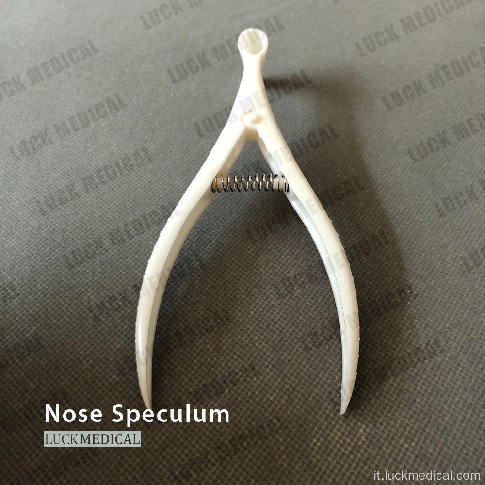 Speculum nasale di plastica monouso