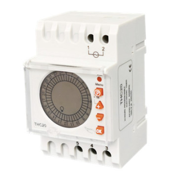220-240VAC 30A Digital Timer Switch THC20-1C: Backlit LCD Programmable Periodic Timer Control Switch