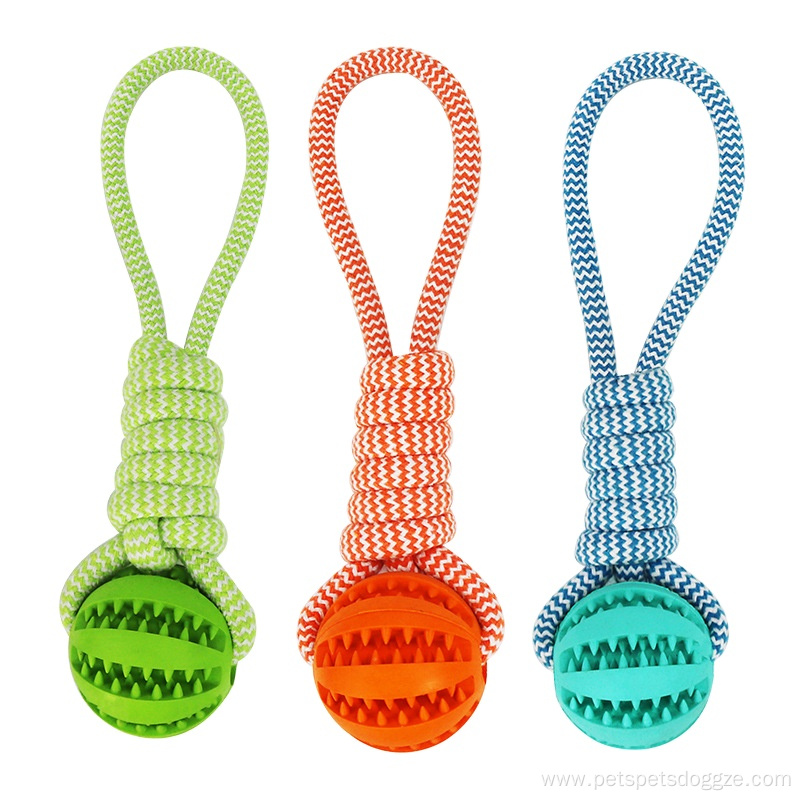 Hot Durable Rubber Cotton Rope Dog Chew Toy