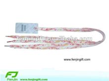custom printed patterned shoelaces with hangtag