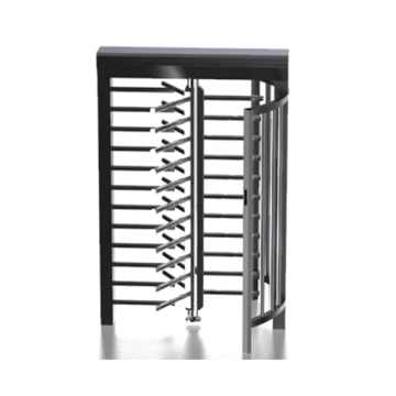 Single lane motorized full height turnstile is easily integrates various access control systems