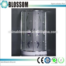 2015 xiaoshan solid surface neo angle framed glass shower enclosure