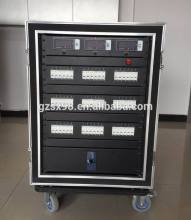 power supply switch panel box with digital meters