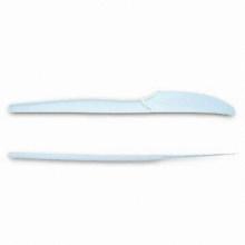 100% Biodegradable Knif with ASTM D6400/EN13432 Mraks, Made of Plant Starch