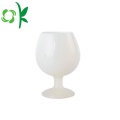 Coupe de verres à vin personnalisé gobelet en silicone pour le vin