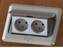 Double French type socket used in Floor socket