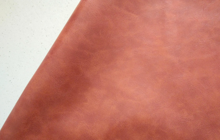 PU two-color wax sense of oil skin fabric