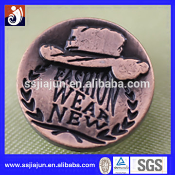 China supplier jeans buttons with custom logo