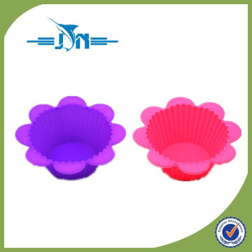sunflower shape mini silicone cake mold/cup cake mold