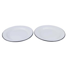 China Wholesale Enamel Fruit Plate Metal Cheese Plate Party Dish