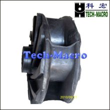 Rubber impeller centrifugal pump impeller
