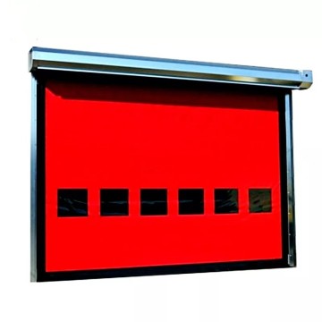 High speed self-recovery zipper door