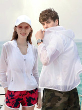 Sun protective clothing  breathable outdoor skincoats