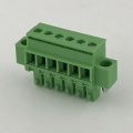 3.81mm female terminal block with locking flanges