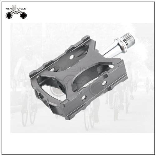 Grau CNC gefrästes Fahrrad Aluminium Pedal