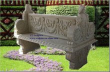 Marble Patio Bench