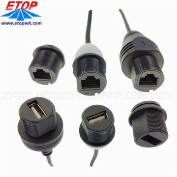 Waterproof Usb Cable Connector RJ45