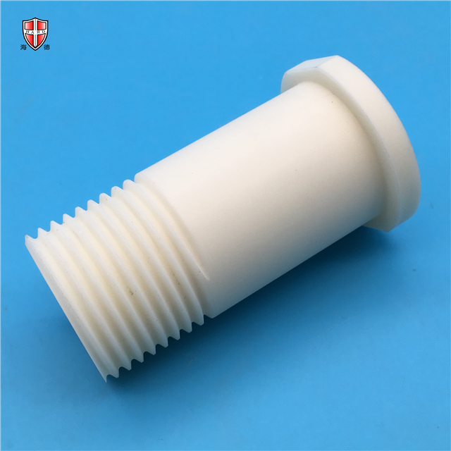 insulated alumina ceramic pitch threaded bolt sleeve