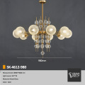 Ceiling Pendant Hanging Lamp Metal Restaurant Modern Crystal