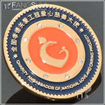 custom rhinestone lapel pins