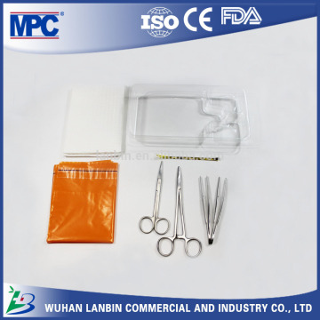 CE/ISO/FDA Approved Factory Supply Standard Suture Pack Disposable Suture Sets