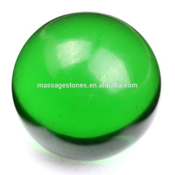 2 inch healing glass spheres green quartz ball