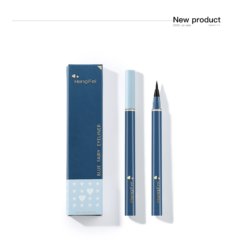 Private Label Liquid Eyeliner 2020 New Waterproof Natural And Smooth Color Black Eyeliner Pen