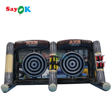 Kids Axe Throwing Game: Inflatable Challenge for Commercial Carnivals